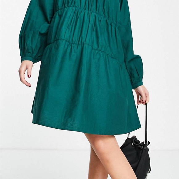 ASOS DESIGN Cotton Smock Dress - Picture 3 of 3